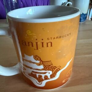 Starbucks Tianjin China City Mug | Orange Global Icon Series